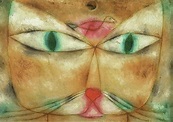 Cat and Bird, 1928 Painting by Paul Klee | Pixels
