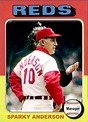 1975 Topps Sparky Anderson Alternate2 in 2021 | Sparky anderson ...