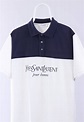 Vintage Vintage Mens Ysl Yves Saint Laurent Big Logo Polo Shirt | Grailed