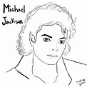 Michael Jackson Drawings Step By Sketch Coloring Page