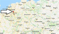 Deutschland Karte Krefeld