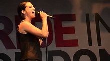 heather peace perfoming Im coming out live at gay pride 2014 - YouTube