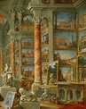 Giovanni Paolo Panini. Detail from Modern Rome, 1757. | Arquitetura ...
