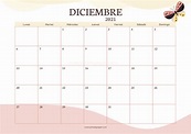 Calendario Diciembre 2021 para imprimir GRATIS ️ Una Casita de Papel