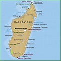 Mapa de Madagascar - Mapa Físico, Geográfico, Político, turístico y ...