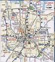 Columbus OH roads map, free printable map highway Columbus city ...