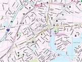 Milford Map, Connecticut