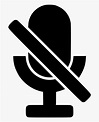 Mute Microphone Comments - Mute Mic Icon Png, Transparent Png - kindpng