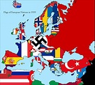 Map of the flags of European nations in the year 1939 : r/MapPorn