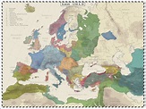 Europe - 1210 AD (13th Century, Europe) Old World Maps, Old Maps ...