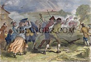 Image of BATTLE OF CONCORD, 1775. - 'The First Blow For Liberty.' The ...