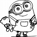 Desenho de Minion Bob para colorir - Tudodesenhos