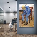 Vincent van Gogh's At Eternity's Gate (1890)"・Glass Wall Art | Glass ...