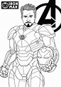 Iron Man Para Colorear Endgame - Loca Tel