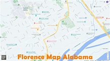 Florence, Alabama Map