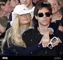 (dpa) - The picture shows Paris Hilton and her fiance Paris Latsis in ...