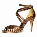 6 Glamorous Metallic Donna Karan Sandals ...