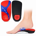 Plantar Fasciitis Insoles Pain Relief 12 Length High Arch Support Shoe ...