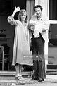 Actress Hayley Mills and actor Leigh Lawson proudly show off their love ...