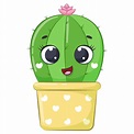 Cute Cactus Clipart PNG EPS JPEG Succulent Clipart | Etsy