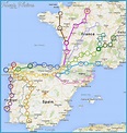 Santiago de Compostela Map Location - TravelsFinders.Com