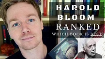 Harold Bloom's Best Books (Top 20 Ranked & Reviewed) - YouTube