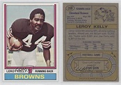 1974 Topps #350 Leroy Kelly Cleveland Browns Football Card | eBay