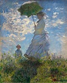The Promenade, Woman with a Parasol - Claude Monet | Wikioo.org - The ...