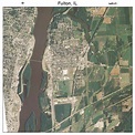 Aerial Photography Map of Fulton, IL Illinois