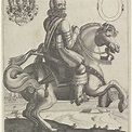 Ruiterportret van George, graaf van Nassau-Beilstein, anonymous, 1600 ...
