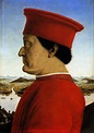 Piero della Francesca - Retrato de Retrato de Federico da Montefeltro ...