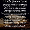 Poema A Colón (Rubén Darío) de Rubén Darío - Análisis del poema