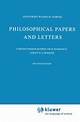 Philosophical Papers and Letters von Gottfried Wilhelm Leibniz ...