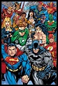 DC Comics Super Hero's Laminated & Framed Poster (24 x 36) - Walmart.com