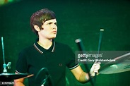 Emma Gaze of Electrelane performs on stage at Manchester Academy 2 on ...