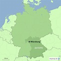 StepMap - Bayern/Würzburg - Landkarte für Deutschland