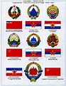 Coats of Arms and Flags of the Six Republics of Yugoslavia : r/europe