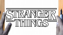 COMO DIBUJAR EL LOGO DE STRANGER THINGS - YouTube