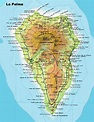 Карта острова Пальма (La Palma)