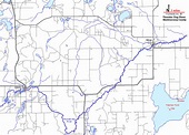 Thunder Bay River Map, Montmorency County, Canoe & Kayak Michigan ...