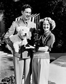 Actress Bette Davis and her husband Harmon Oscar Nelson, Jr pose ...