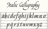 5 Best Images of Free Printable Calligraphy Alphabet Italic - Free Printable Italic Calligraphy ...