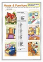 House and Furniture: There is/are. | English classroom, Teaching ...