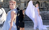 Florence Pugh luce vestido transparente para Maison Valentino | Fotos ...