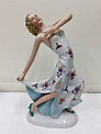 Antiques Atlas - Collectable Art Deco Figurine Lady Dancer