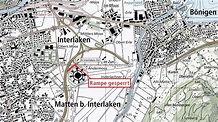 A8-Verzweigung Interlaken-Ost – Teilsperrung und Umleitung | Berner ...