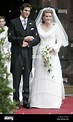 Lady Tamara Grosvenor and Edward van Cutsem after their wedding at ...