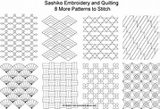 Pdf Free Printable Sashiko Patterns - Printable Word Searches