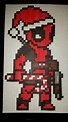 Deadpool navideño pixel art Easy Pixel Art, Pixel Art Grid, Graph Paper ...