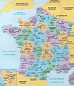 Provinces Map of France